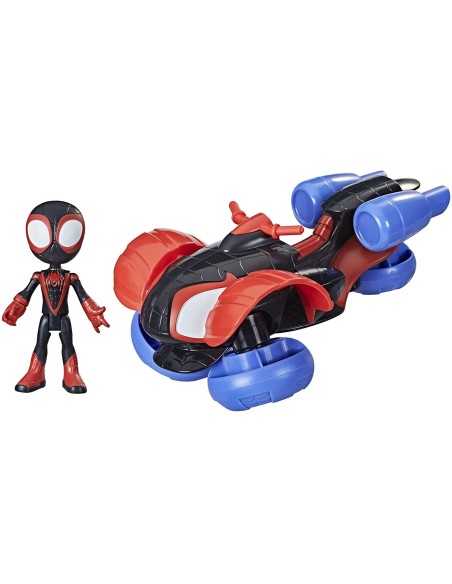 Spidey Miles Morales Techno Racer-2 in 1 convertible vehicle HASF1463/F1945 Hasbro | Futurartshop.com