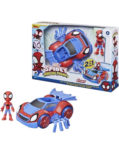 Spidey Veicolo Web Crawler con personaggio HASF1463/F1944 Hasbro | Futurartshop.com