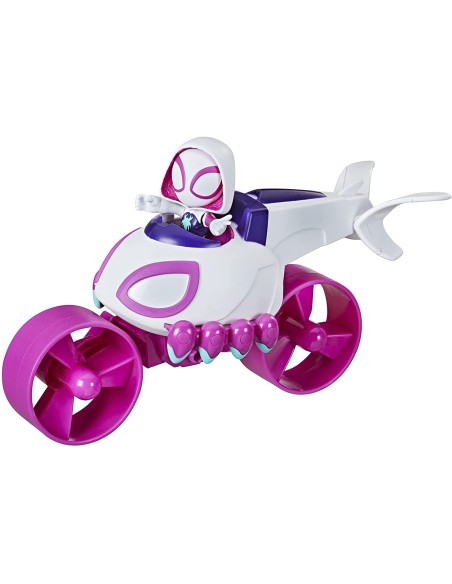Spidey Ghost Copter con personaggio Ghost Spider HASF1463/F1946 Hasbro | Futurartshop.com