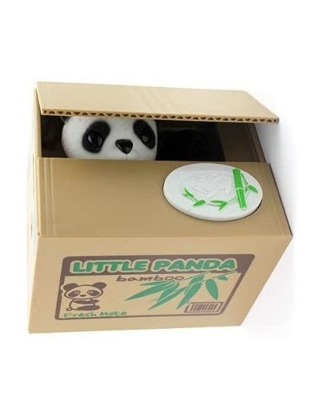 Piggy bank Panda grabs coins TOTXL1627 i-total | Futurartshop.com