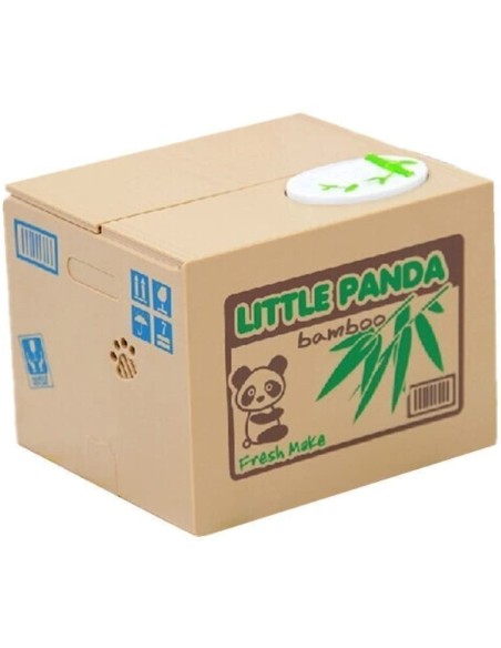 Piggy bank Panda grabs coins TOTXL1627 i-total | Futurartshop.com
