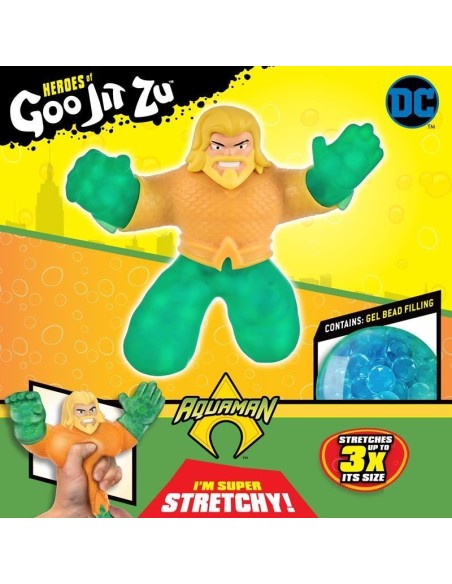 Goo Jit Zu - Aquaman Super elastico 13 cm GRAGJT22000-4 Grandi giochi | Futurartshop.com