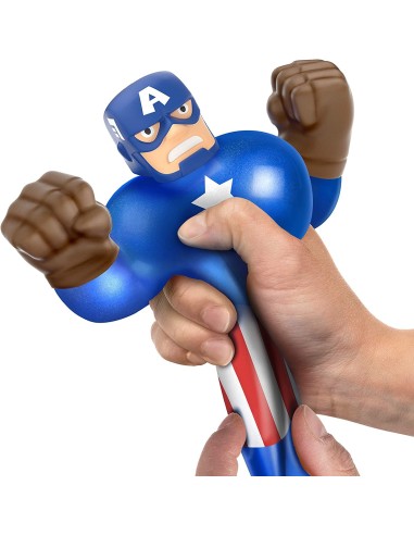 Goo Jit Zu - Capitan America super elastico 13 cm GRAGJT04000-1 Grandi giochi | Futurartshop.com