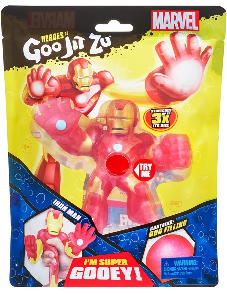 Goo Jit Zu - Iron Man super elastic 13cm GRAGJT04000-2 Grandi giochi | Futurartshop.com