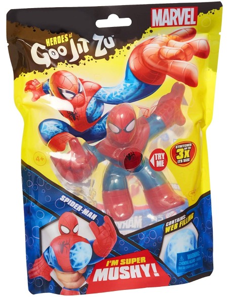 Goo Jit Zu-Spider-Man super elastic 13cm GRAGJT04000-3 Grandi giochi | Futurartshop.com
