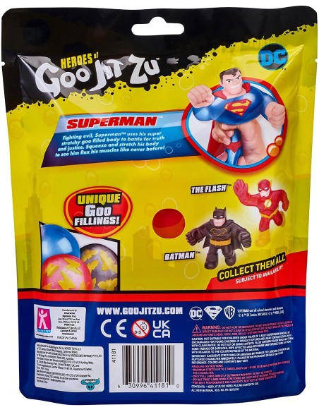 Goo Jit Zu - Super Man super elastico 13 cm GRAGJT22000-3 Grandi giochi | Futurartshop.com