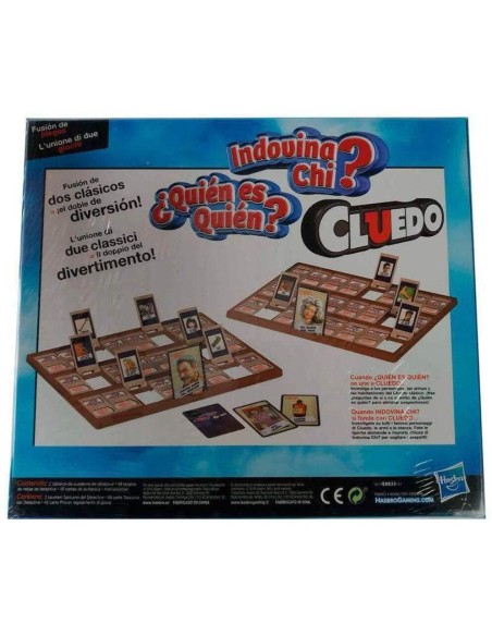 Gioco di società - Indovina chi e Cluedo 2 in 1 MAGE8833 Hasbro | Futurartshop.com
