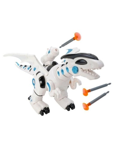 Dragon Battle - White Dragon walks and shoots GLO40710 Globo | Futurartshop.com