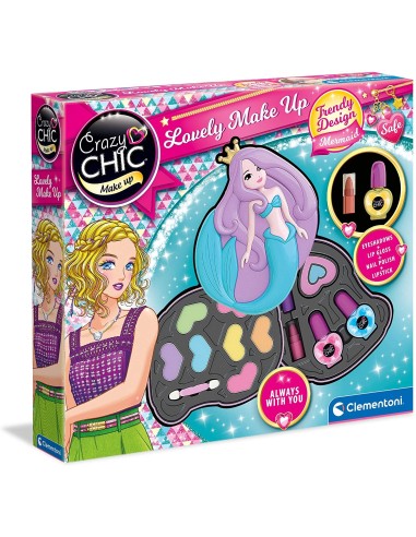 Craz Chic Chic-Cosmetic Bag Mermaid Lovely CLE18642 Clementoni | Futurartshop.com