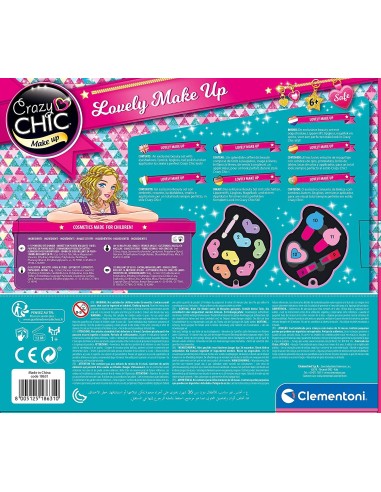Crazy Chic - Trousse Sirena Lovely Make up CLE18642 Clementoni | Futurartshop.com