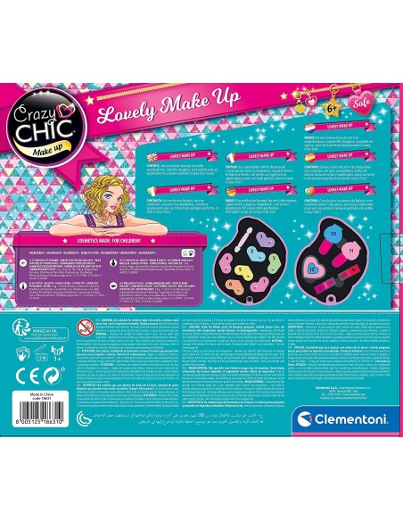 Craz Chic Chic-Cosmetic Bag Mermaid Lovely CLE18642 Clementoni | Futurartshop.com