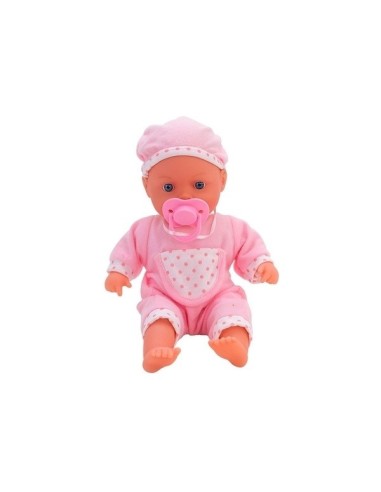 Interactive Roby doll with pacifier - 2 colors GLO39072 Globo | Futurartshop.com