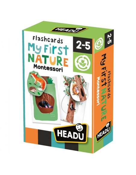 Gioco Educativo - Flashcards My First Nature montessori HEAMU27842 Headu | Futurartshop.com