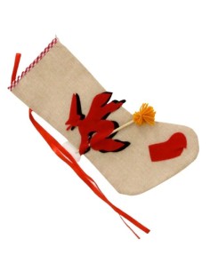 Sock Befana on the broom-3 models DUEBFC615 Futurart | Futurartshop.com