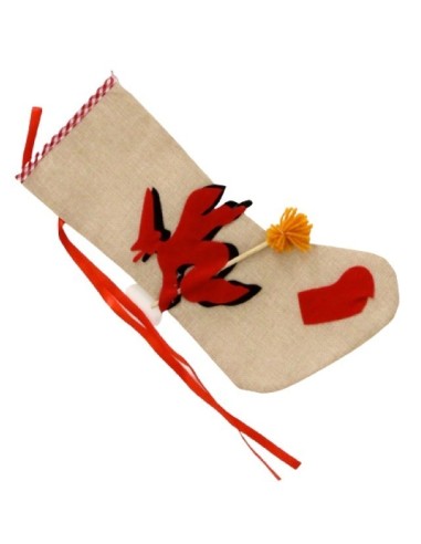 Sock Befana on the broom-3 models DUEBFC615 Futurart | Futurartshop.com