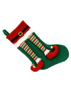 Befana sock with Elf-2 models DUE58238 Futurart | Futurartshop.com 2