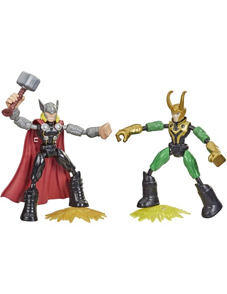 Avengers Thor vs Loki bend and fle personaggi HASF02455L00 Hasbro | Futurartshop.com
