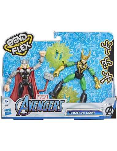 Avengers Thor vs Loki bend and fle personaggi HASF02455L00 Hasbro | Futurartshop.com
