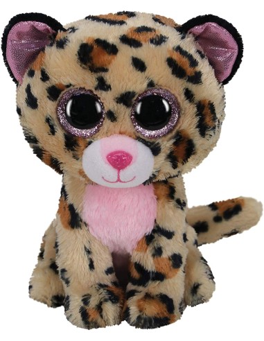 Livvie leopard plush - Beanie boos 28 cm CRAT36490 Ty | Futurartshop.com