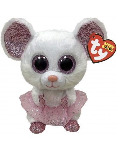 Plush toy mouse Nina-Beanie boos 15 cm CRAT36365 Ty- Futurartshop.com