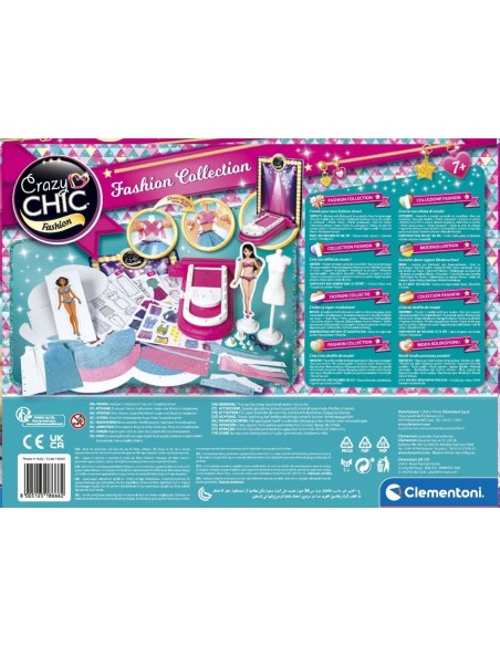 Crazy Chic Fashion Collection - Set crea i vestiti CLE18666 Clementoni | Futurartshop.com