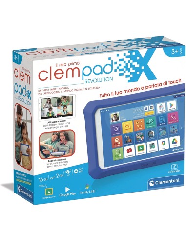 Il mio primo Clempad X Revolution 8 pollici CLE16730 Clementoni | Futurartshop.com