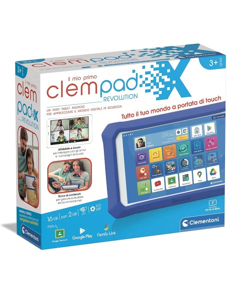 My first Clempad Revolution 8 inches CLE16730 Clementoni | Futurartshop.com