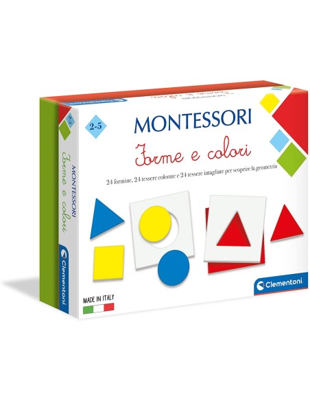 Gioco educativo - Forme e Colori metodo Montessori CLE16266 Clementoni | Futurartshop.com