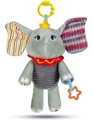 Peluche Dumbo Prime attività baby CLE17297 Clementoni | Futurartshop.com