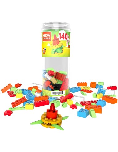Mega Construx - Tubo Costruzioni con 140 pezzi in 3 modelli MATGVM52 Mattel | Futurartshop.com