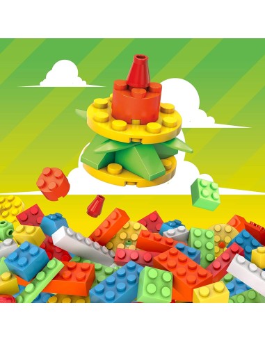 Mega Construx - Tubo Costruzioni con 140 pezzi in 3 modelli MATGVM52 Mattel | Futurartshop.com