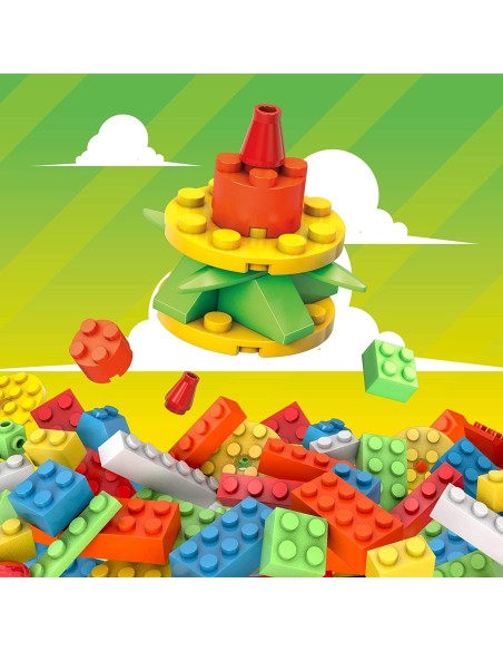 Mega Construx - Tubo Costruzioni con 140 pezzi in 3 modelli MATGVM52 Mattel | Futurartshop.com