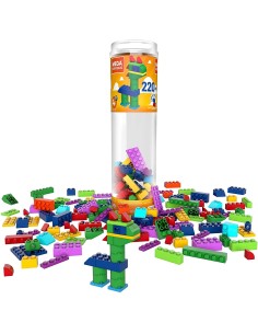 Mega constru larg large-construction tube with 220 pieces MATGVM51 Mattel | Futurartshop.com 2