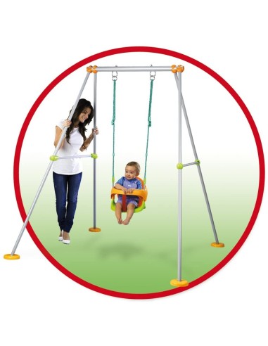 Metal swing 2 in 1 2022051956271 Smoby | Futurartshop.com