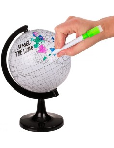 22 cm coloring globe with 4 markers included OTB29/3761 Out of The Blue | Futurartshop.com