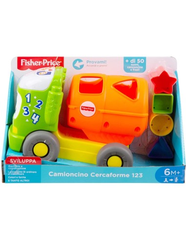 Fisher-Price pickup truck looks for shapes 123 TOYGFY39 Mattel | Futurartshop.com
