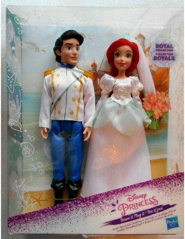 Disne matrimonio Princess Ariel wedding with Prince GEFE2712 Hasbro | Futurartshop.com