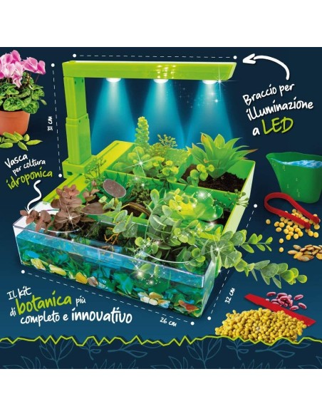 I'm a Genius-Green Science Botany kit LIS84302 Lisciani | Futurartshop.com
