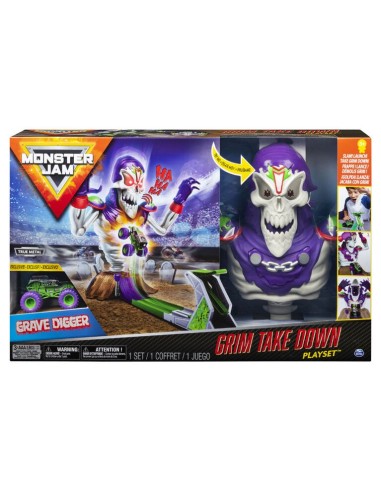 Monster Jam - Pista Grim Takedown con macchina inclusa FIC20107424 Spin master | Futurartshop.com