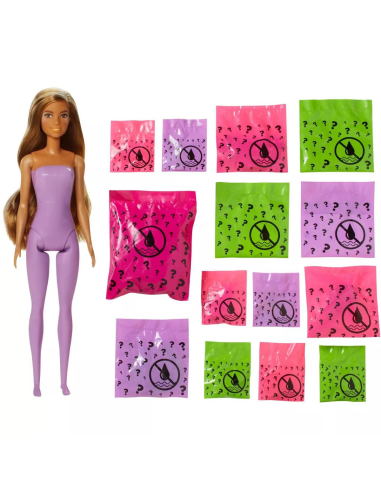 Barbie Color Reveal Peel Sirena con 25 sorprese FICGXV93 Mattel | Futurartshop.com