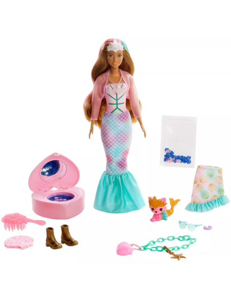 Barbie Color Reveal Peel Sirena con 25 sorprese FICGXV93 Mattel | Futurartshop.com