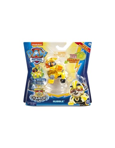 Paw Patrol Charged Up-luminous Rubble FIC20122535 Spin master | Futurartshop.com