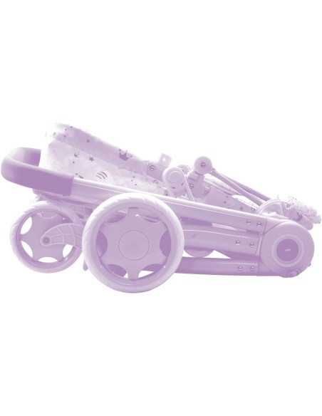 Carrozzina 3 in1 pieghevole design sirena KRE80541 Kreativa | Futurartshop.com