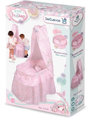 Mermaid design canopy crib China manufacturer KRE51041 Kreativa | Futurartshop.com