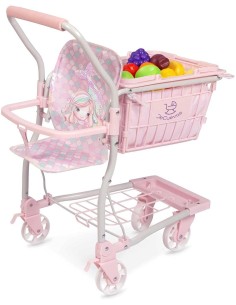 Shopping cart with baby carrier mermaid design KRE52141 Kreativa | Futurartshop.com 2