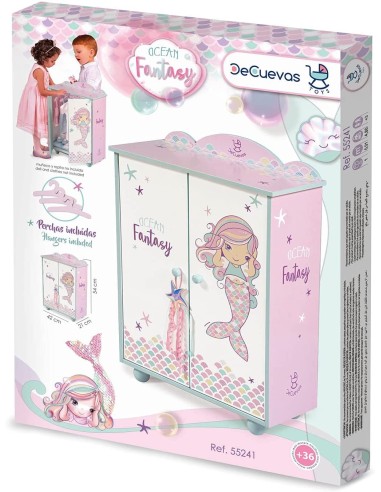 Armadio in legno design sirena KRE55241 Kreativa | Futurartshop.com