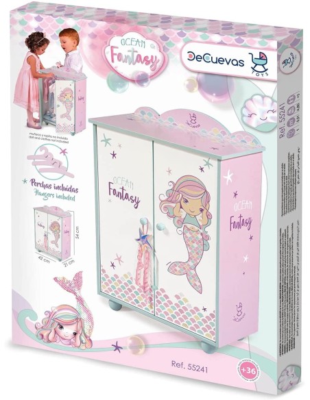 Wooden cabinet mermaid design KRE55241 Kreativa | Futurartshop.com