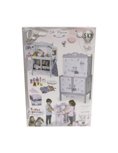 Armadio in legno con fasciatoio e accessori KRE54835 Kreativa | Futurartshop.com