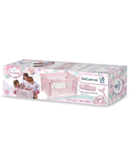 Culla da viaggio per bambole design sirena KRE50041 Kreativa | Futurartshop.com