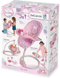 Seggiolone bambola altalena ovetto 3 in1 KRE51541 Kreativa | Futurartshop.com